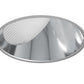 Juno Aculux Recessed Lighting 5009C-FM (4WW CS FM) 4 inch LED Lensed Wall Wash Trim, Flush Mount, Clear Specular Alzak Finish