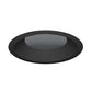 Juno Aculux Recessed Lighting 5302BHZ-BL-SF (4DBV BD BLSF WET) 4 inch LED Lensed Bevel Trim, Self Flanged, Black Finish