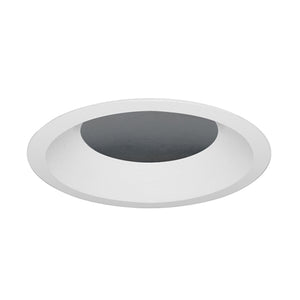 Juno Aculux Recessed Lighting 5302BHZ-WH-SF (4DBV BD WHSF WET) 4 inch LED Lensed Bevel Trim, Self Flanged, White Finish