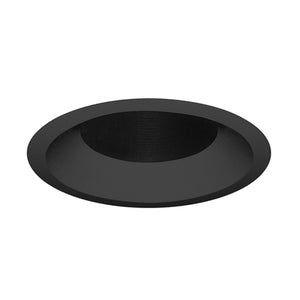 Juno Aculux Recessed Lighting 5307BHZ-BL-SF (4DBV BD BLSF) 4 inch LED Bevel Trim, Self Flanged, Black Finish