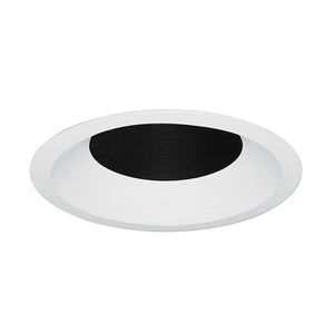 Juno Aculux Recessed Lighting 5307BHZ-WH-SF (4DBV BD WHSF) 4 inch LED Bevel Trim, Self Flanged, White Finish