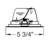 Juno Aculux Recessed Lighting 5308SQBHZ-BL-SF (4SQABV BD BLSF) 4 inch LED Square Adjustable Bevel Trim, Self Flanged, Black Trim