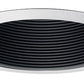 Juno Aculux Recessed Lighting 624B-SC 5-5/8" Line Voltage Deep Downlight,  Black Baffle, Satin Chrome Trim