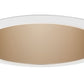 Juno Aculux Recessed Lighting 727WHZ-WH 7" Line Voltage Deep Downlight Cone, Wheat Haze Alzak Reflector, White Trim