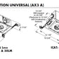 Juno Aculux AX3 A G4 20LM 35K 80CRI 50D DMXR MVOLT Recessed Lighting 3 inch non IC LED New Construction Adjustable Housing, 2000 Lumens, 80 CRI, 50 Degree Wide Flood, DMX,RDM Driver, 1% Dim, 120-277V