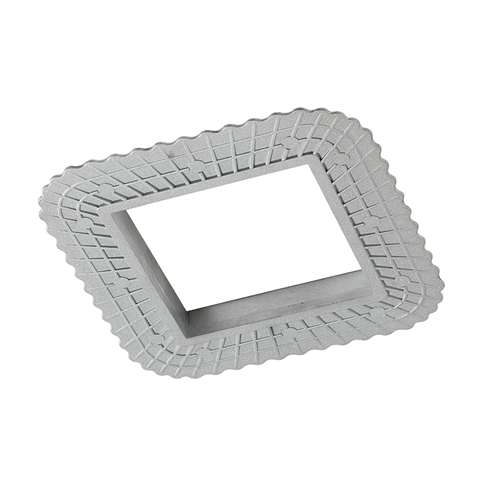 Juno Aculux FMA3SQ/087 Recessed Lighting 3-1/4" Square Flush Mount Mud Ring Adapter
