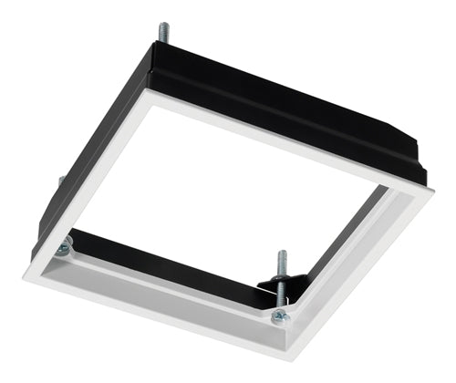 Juno Aculux Recessed Lighting FMASQ4-SC100-WH 3 1/4" Square Flush Mount Adapter for 1/2" to 1" Thick Ceiling White Finish