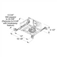 Juno Aculux Recessed Lighting IC207LSQA-930-F-U 2 inch LED New Construction IC Square Adjustable Housing 800 Lumens, 3000K Color Temperature, 90 CRI, Flood Beam, 120-277V 0-10V Dimmable Light