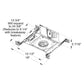 Juno Aculux Recessed Lighting IC415L-830-N-U 3-1/4 inch LED New Construction Adjustable IC Housing, 1500 Lumens, 3000K Color Temp, 80 CRI, Narrow Flood Beam, 120-277V, 0-10V Dimming, 10%