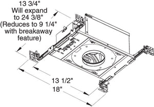 Juno Aculux Recessed Lighting IC43L-930-F-D 3-1/4 inch LED New Construction IC Housing 700 lumens, 3000K Color Temperature, 93 CRI, Flood Beam, 120V Lutron Hi-Lume 2-wire Dimmable Light