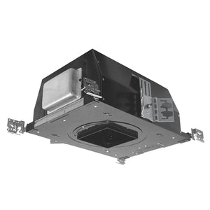 Juno Aculux Recessed Lighting IC517LSQ-840-N-M 4 inch LED New Construction Square Adjustable IC Housing, 1700 Lumens, 4000K Color Temp, 80 CRI, Narrow Flood Beam, 120-277V, DMX517/RDM