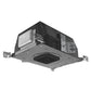Juno Aculux Recessed Lighting IC522LSQ-930-F-EZB 4 inch LED New Construction Square Adjustable IC Housing, 2200 Lumens, 3000K Color Temperature, 90 CRI, Flood Beam, 120-277V, eldoLED SOLOdrive 0-10V Dimming, 