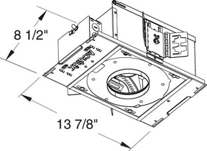 Juno Aculux IC943L-930-F-1  Recessed Lighting 3-1/4 inch LED New Construction IC Housing 700 lumens, 3000K Color Temp, 93 CRI, Flood Beam, 120V Dimmable Light