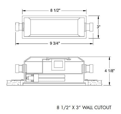 Juno Recessed Lighting PL115 (PL115 120) Fluorescent Outdoor Step Light, 7W/9W CFL Lamp , Housing Only