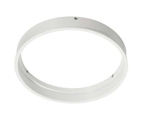 Juno Aculux SFM3/163W Recessed Lighting 3-1/4" Round Flush Mount Adapter for 1-1/4" to 1-5/8" Thick Ceiling, White Finish