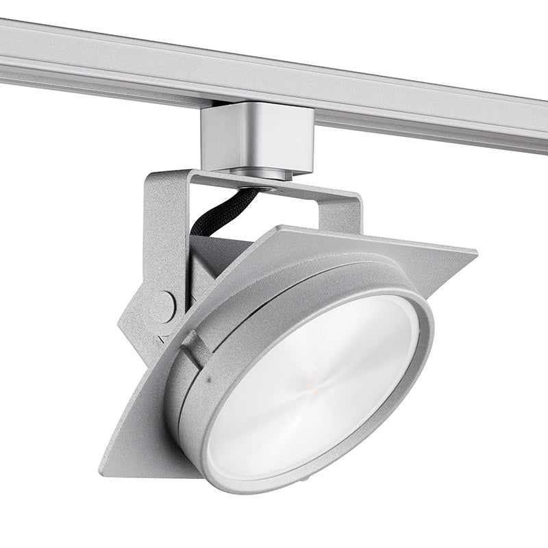 Juno Track Lighting T271L 30K 80CRI PDIM NFL SL Arc 13W Dimmable LED Track Fixture 3000K, Narrow Flood, Silver Finish