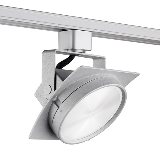 Juno Track Lighting T271L 40K 80CRI PDIM FL SL THCL1SL Arc 13W Dimmable LED Track Fixture 4000K, 85 CRI, Flood, Hexcell Louver, Silver Finish