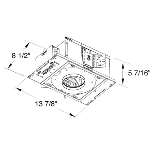 Juno Aculux Recessed Lighting TC949T-W-V-U2 3-1/4 inch LED New Construction Standard Housing 1000 Lumens, Black Body Dimming and Tunable White, 4350K-2000K Very Narrow Flood Beam, 277V 0-10V Dimmable Light