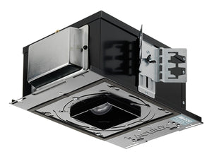 Juno Aculux Recessed Lighting TC949TSQ-W-F-U1  3-1/4 inch LED New Construction Standard Housing 1000 Lumens, Black Body Dimming and Tunable White, 4350K-2000K Flood Beam, 120V 0-10V Dimmable Light