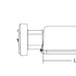 Lithonia KAD LED 60C 1000 50K R5 120 RPUMBAK04 DDBTXD 216W LED Contour Soft Square Area Light, 60 LEDs, 1000mA, 5000K, Type V Distribution, 120V, 4" Arm Round Pole Adaptor, Textured Dark Bronze