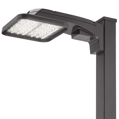 Lithonia KAX1 LED P3 30K R4 480 RPA DBLBXD Area Light 130W P3 Performance Package, 3000K Color, Type 4 Distribution, 120-277V, Round Pole Mounting, Textured Black