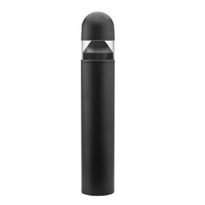 Lithonia KBR6 50S R5 347 DSSXD LPI 6" Round Architectural Bollard, 50W Metal Halide, Type V Distribution, 347V, Magnetic Ballast, Sandstone Super Durable Finish, Lamp Included