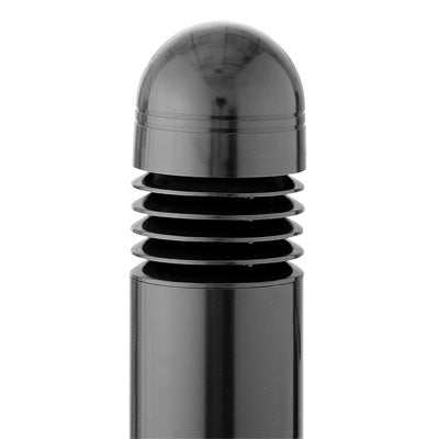 Lithonia KBA8 32TRT LV 120 DGCXD LPI 8" Round Architectural Bollard, 32W Compact Fluorescent, Louver Reflector, 120V, Super Durable Charcoal Gray Finish, Lamp Included