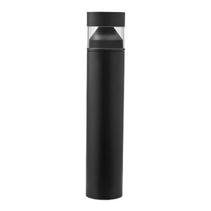 Lithonia KBR8 LED 12C 350 50K ASY 277 DBLXD 8" Round Architectural LED Bollard, 12 LEDs, 350mA, 5000K Color Temperature, Asymmetric Distribution, 277V, Black Finish