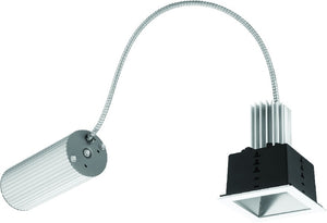 Lithonia LDN3SQ 35/10 120 UGZ HSG 3 Inch Square Downlight LED, 3500K Color Temperature, 1000 Lumens, 120V, Universal Dimming to 1%, Housing Only