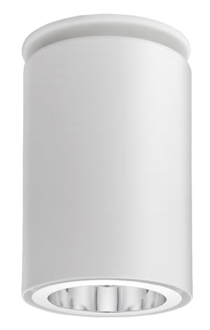 Lithonia LDN4CYL 30/10 LO4AR LD MVOLT GZ10 ACC DBL 4" Non-IC LED Cylinder Light, 3000K, 1000 Lumens, Clear Downlight Trim, Matte Diffuse Finish, 120-277V, 0-10% Dims to 10%, 10' Cable, Black