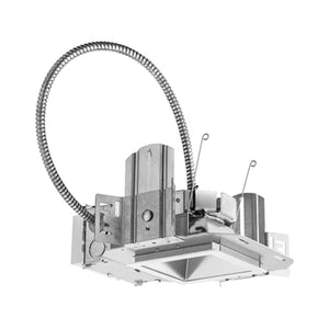 Lithonia LDN4SQ 35/20 MVOLT GZ10 HSG 4" Square Open Non-IC New Construction Downlight, 3500K, 2000 Lumens, 120-277V, Dims to 10%