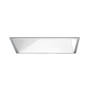Lithonia LS6AR TRW LS TRIM 6 Inch Square Clear Downlight LED Trim, White Reflector Flange, Specular Finish