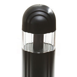 Lithonia MRBX 100S SYM TB DNAT LPI 100W High Pressure Sodium Omero Architectural Bollard Area Light, Type V Symmetric Distribution, Multi-Tap Ballast, Lamp Included, Natural Aluminum Finish