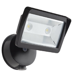 Lithonia OLFL 14 PE BZ M4 25 Watts 1900 Lumens LED Flood Light Dusk-to-Dawn Photocell 4000K