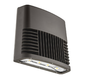 Lithonia OLWX2 LED 90W 40K 120 PE DDB 90W LED Wallpack, 4000K Color Temperature, 120V, 120V Button Photocell, Dark Bronze Finish