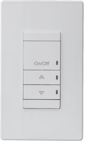 Lithonia SPODMA WH Low-Voltage Push-Button 1 Switch with Auto On, White
