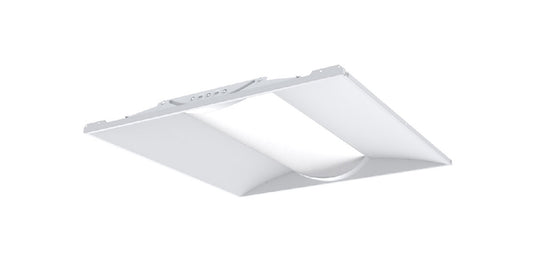Lithonia STAK 2X2 3000LM 80CRI 30K COL MIN10 ZT MVOLT 2'x2' LED Center Element Lay-In 3000 Lumens, 80 CRI, 3000K Color Temperature, Curved Opal Lens, Dims to 10%, 0-10V Dimming, 120-277V