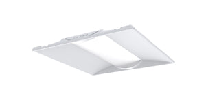 Lithonia STAK 2X2 5000LM 80CRI 35K COL MIN10 ZT MVOLT 2'x2' LED Center Element Lay-In 5000 Lumens, 80 CRI, 3500K Color Temperature, Curved Opal Lens, Dims to 10%, 0-10V Dimming, 120-277V