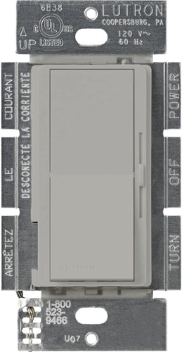 Lutron DVRF-6L-GR Caseta Diva Smart Dimmer in Gray