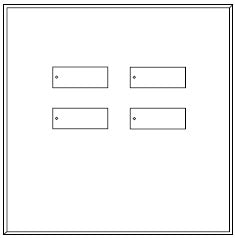 Lutron LFGI-4B-F-GWH Architectural International Frameless Style seeTouch Glass 55 Wallplate in Green Glass with White Paint