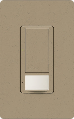 Lutron MS-OPS6M2U-DV-MS Maestro Switch with Occupancy Sensor Dual Voltage 120V-277V / 6A Multi Location, Neutral or Ground Wire, in Mocha Stone