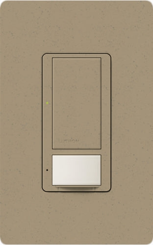 Lutron MS-VPS6M2N-DV-MS Maestro Switch with Vacancy Sensor Dual Voltage 120V-277V / 6A Multi Location, Neutral Wire Required, in Mocha Stone