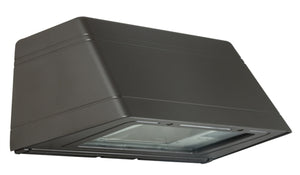 Spaulding Lighting TRP-30L-4K-035-3-U-DB 34W Trapezoid Architectural Wallpack, 30 LEDs, 4000K, 350MA, Type III Distribution, 120-277V, Bronze Finish