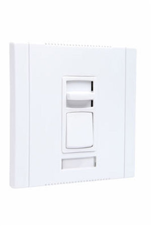 Wattstopper CD2003PW Titan 2000W Incandescent Single Pole/ 3-Way, Slide-to-Off Dimmer with Preset, Wide,  White