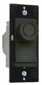 Wattstopper DRSC53PVBK 5A Continuously Variable Fan Speed Control, Single Pole/3-Way, Preset, Black