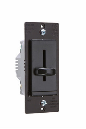Wattstopper LS600BK 600W Single Pole, Non-Preset Incandescent Dimmer, Black